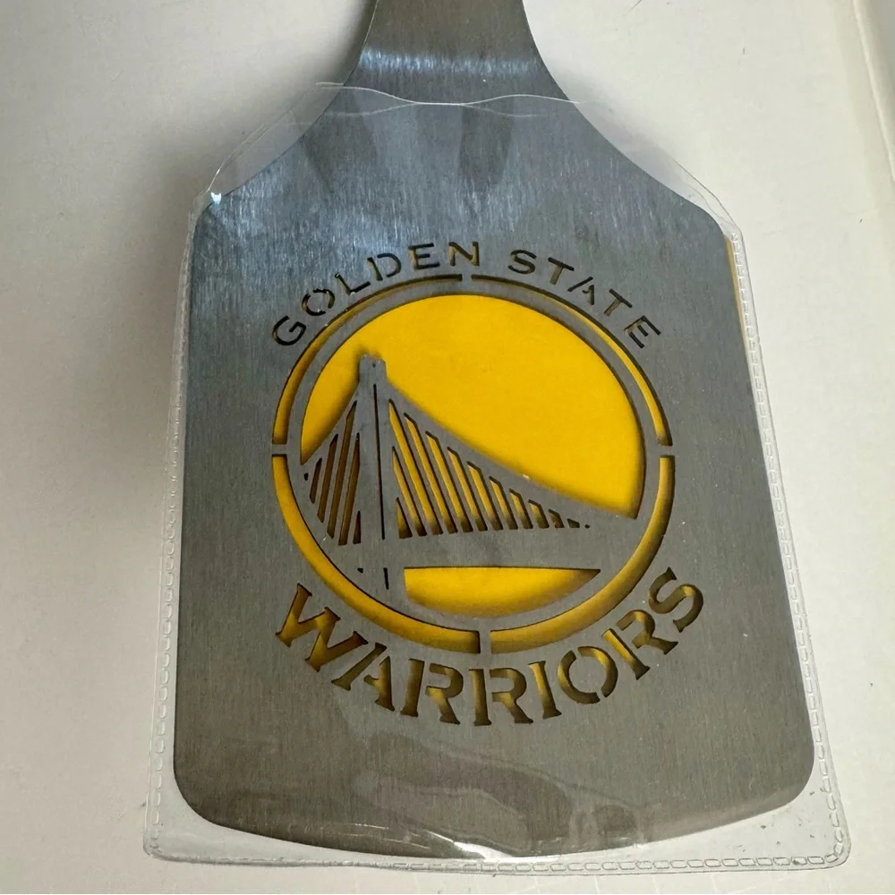 The Spatula NBA Golden State Warriors Wood Handle BBQ W/Integrated Bottle Opener